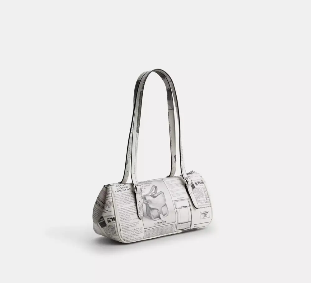 Túi Coach Asher Shoulder Bag 'Newspaper Print' CDC11-SVCAH - Ảnh 4