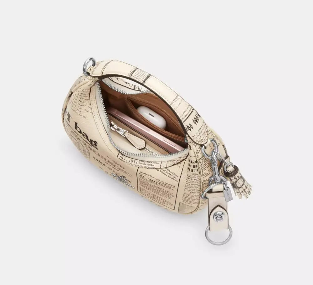 Alternative view of Túi Coach Carmen Mini Crossbody Bag 'Newspaper Print' CDB86-SVCAH