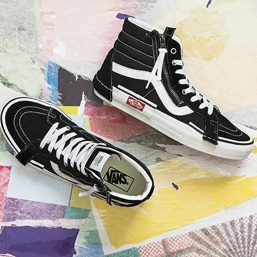 Giày Vans Sk8-Hi Reissue CAP ‘Black’ VN0A3WM16BT1 - Ảnh 5