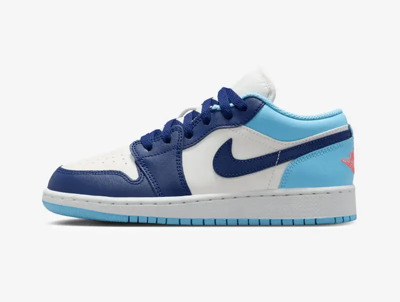 Giày Nike Air Jordan 1 Low ‘Sail Blue Chill’ 553560-149 - Ảnh 3