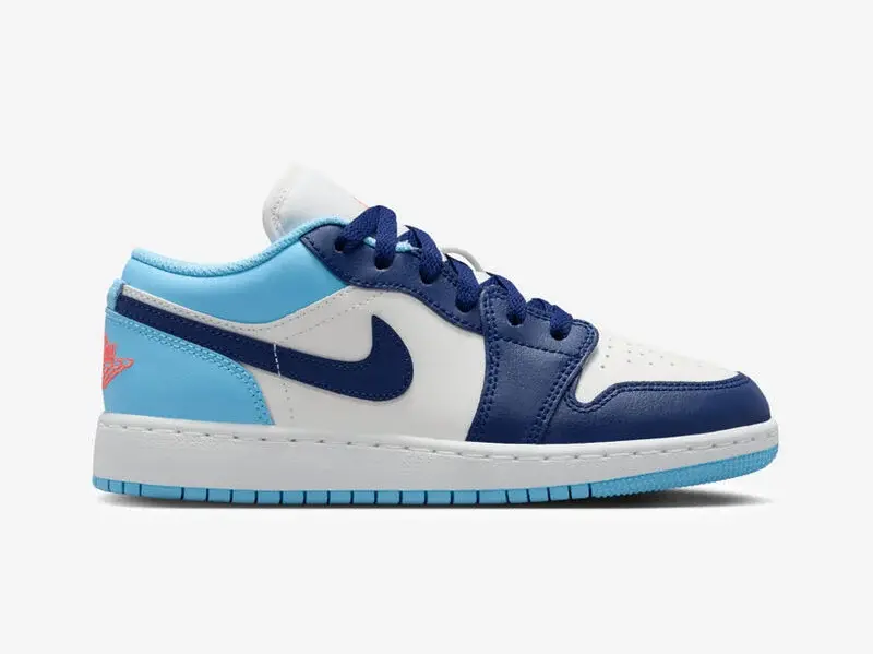 Giày Nike Air Jordan 1 Low ‘Sail Blue Chill’ 553560-149 - Ảnh 5