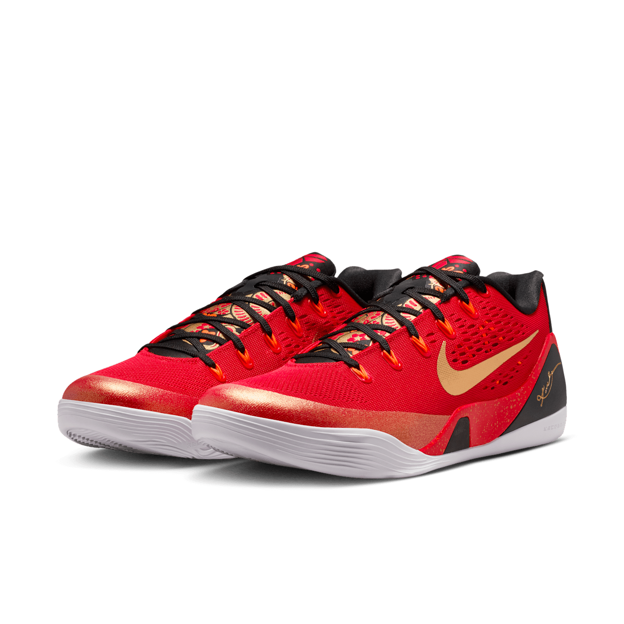 Giày Nike Kobe 9 Low Protro EM 'University Red and Metallic Gold' IH1400-600 - Ảnh 3