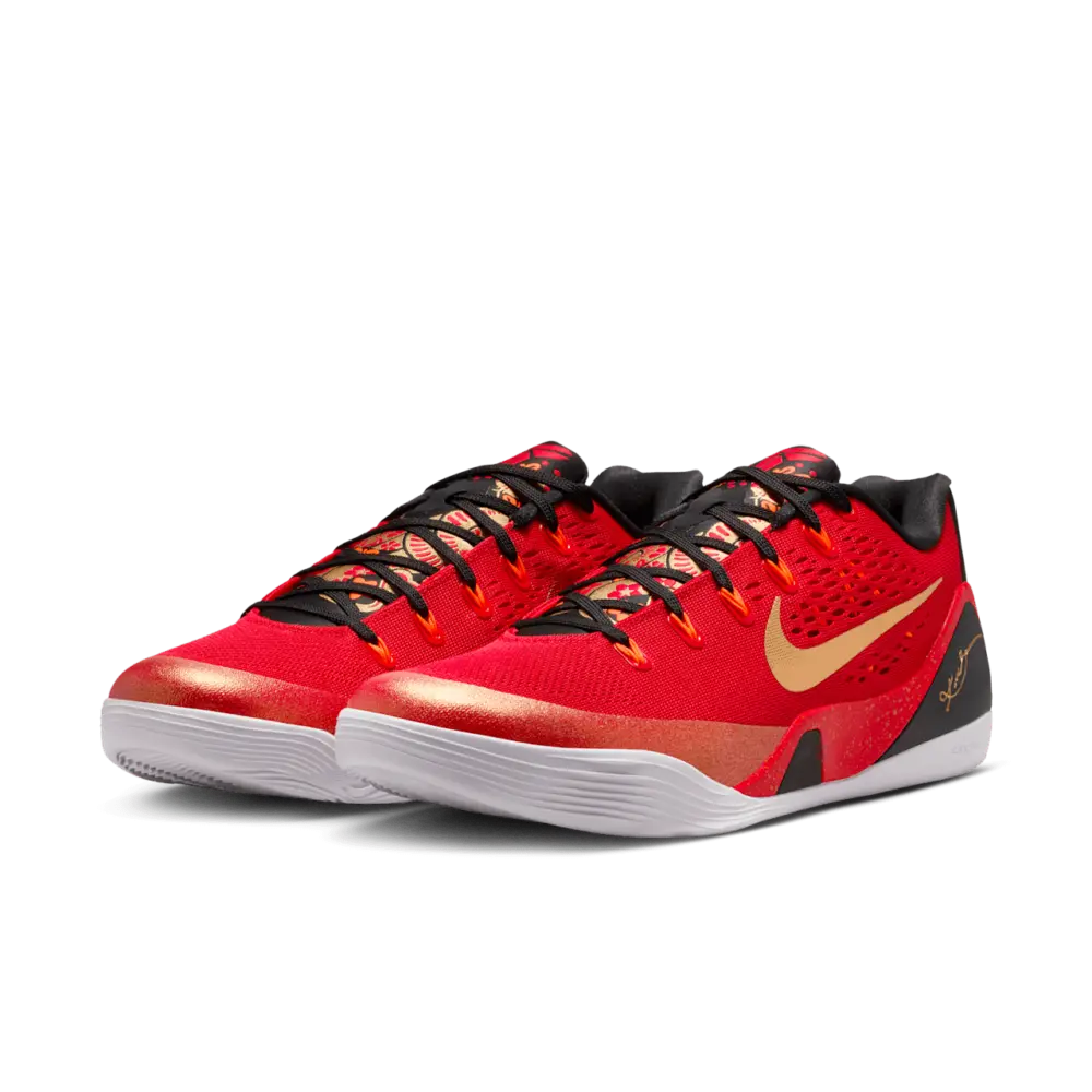 Giày Nike Kobe 9 Low Protro EM 'University Red and Metallic Gold' IH1400-600 - Ảnh 3