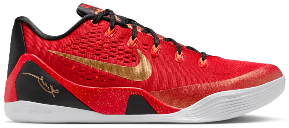 Giày Nike Kobe 9 Low Protro EM 'University Red and Metallic Gold' IH1400-600