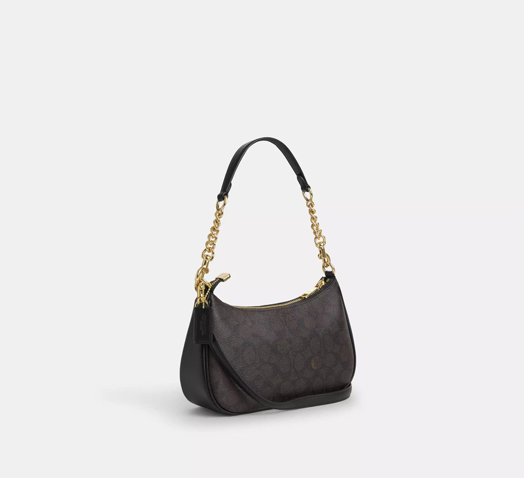 Túi Coach Teri Shoulder Bag 'Walnut' CV933-IMXAQ - Ảnh 4