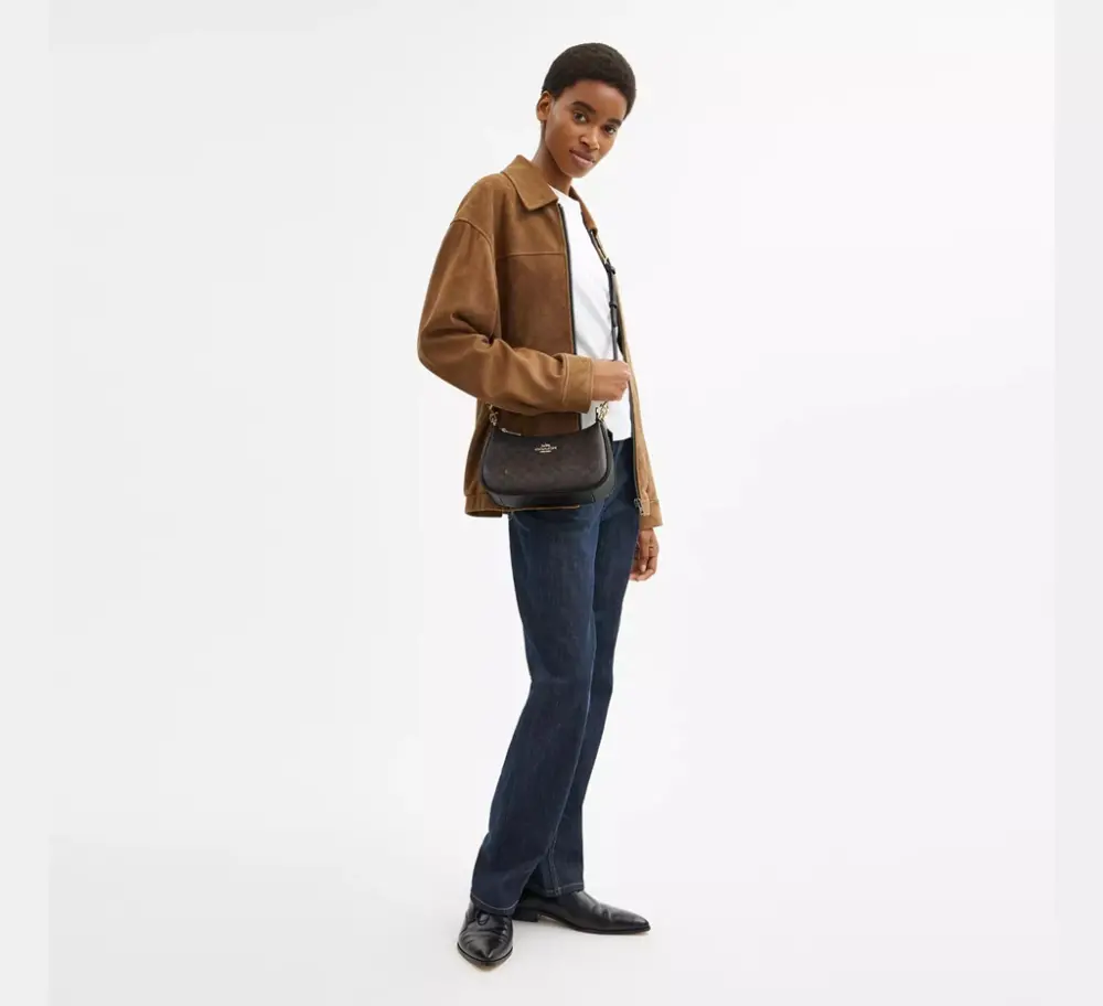 Túi Coach Teri Shoulder Bag 'Walnut' CV933-IMXAQ - Ảnh 3