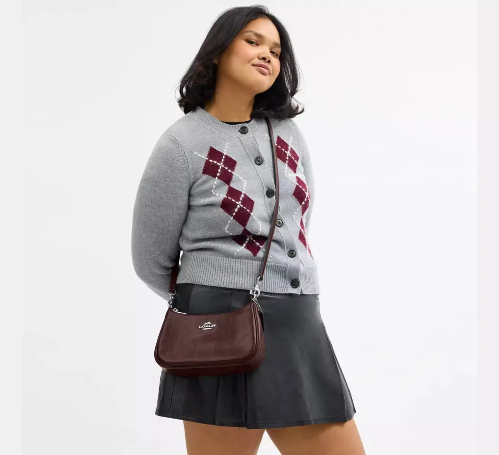 Túi Coach Teri Shoulder Bag 'Maple' CDP32-SVMPL - Ảnh 3