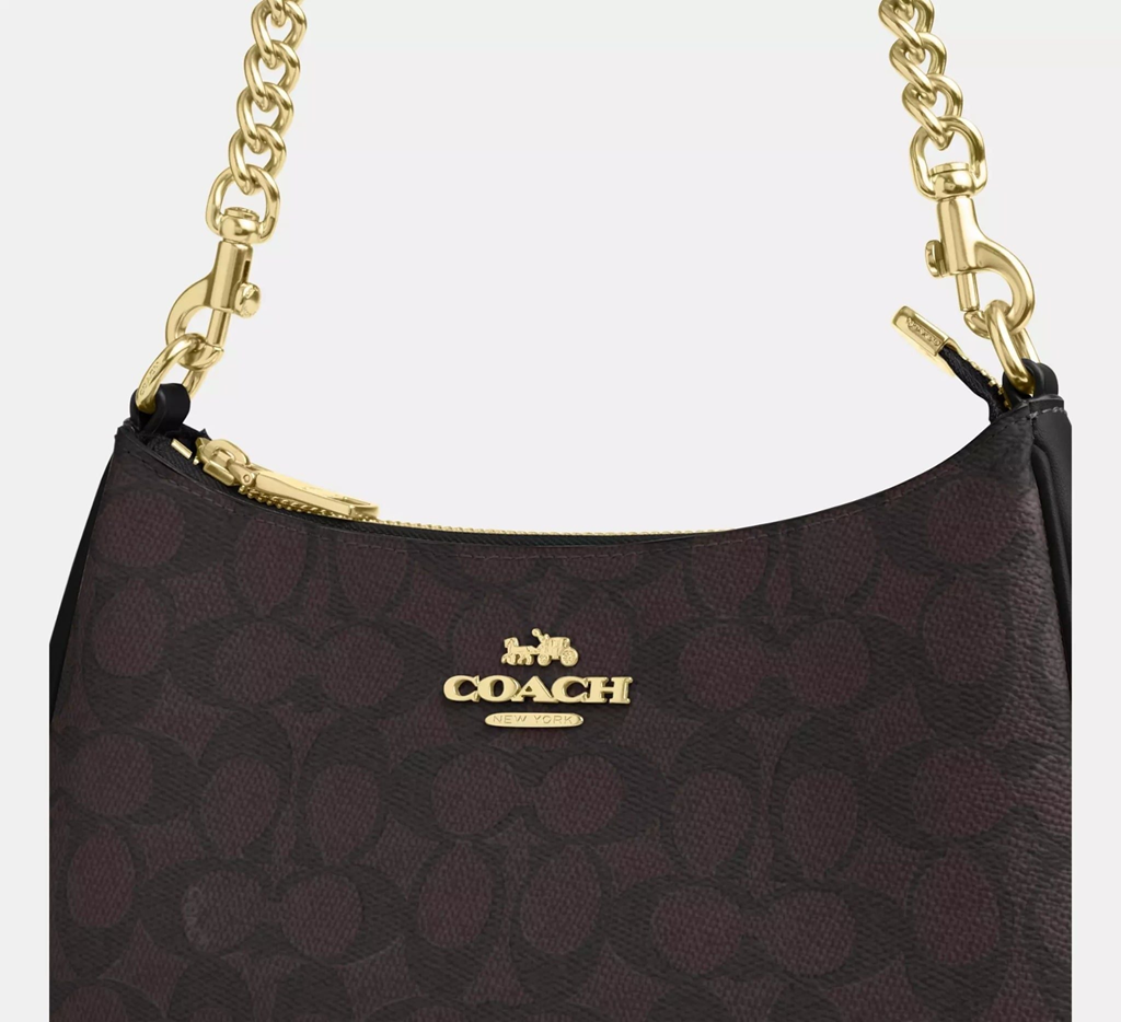 Túi Coach Teri Shoulder Bag 'Walnut' CV933-IMXAQ - Ảnh 7
