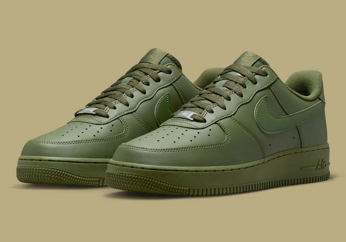 Alternative view of Giày Nike Air Force 1 Low ’07 ‘Army Olive’ IH1698-300