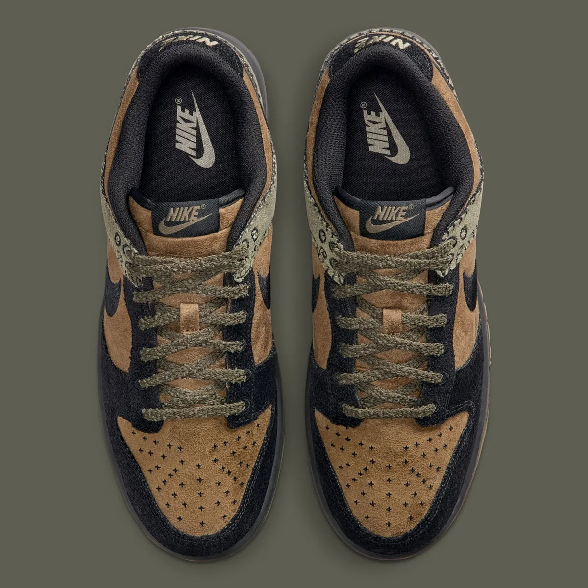 Alternative view of Giày Nike Dunk Low Retro ‘Camo Olive’ HV4452-300
