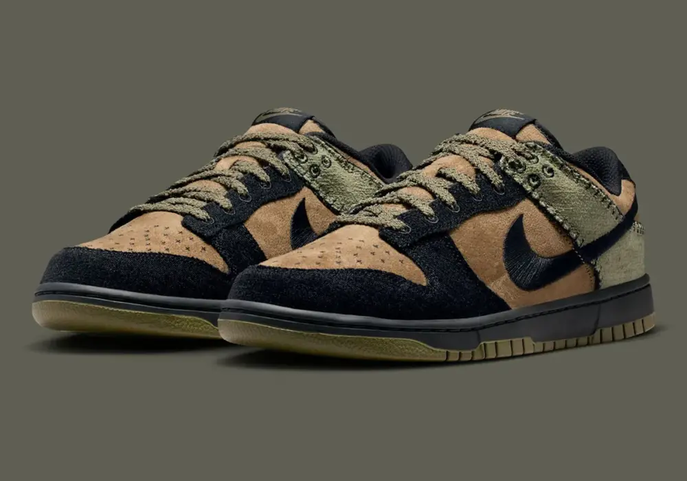 Giày Nike Dunk Low Retro ‘Camo Olive’ HV4452-300 - Ảnh 6
