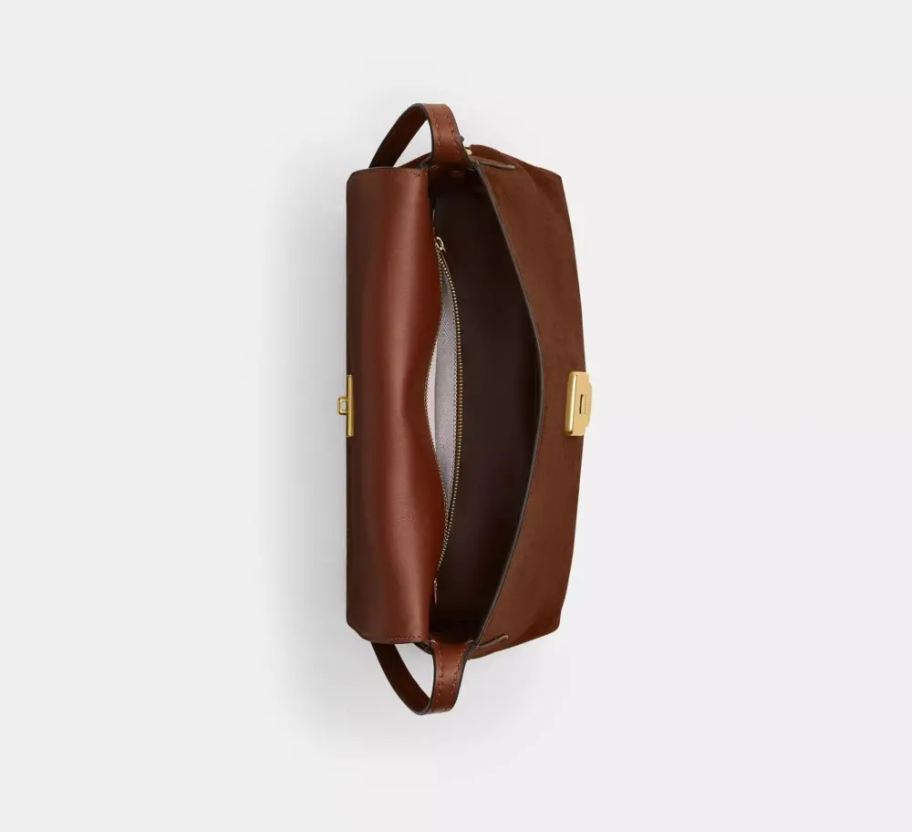 Túi Coach Chelsea Shoulder Bag 30 'Warm Brown' CDS59-B4WBR - Ảnh 6