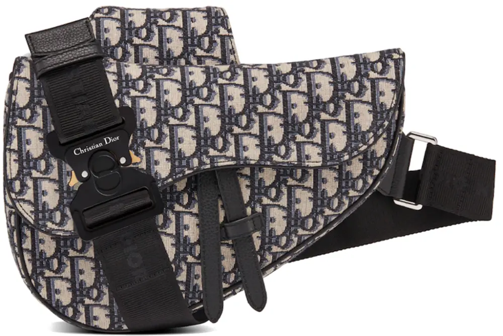 Túi Dior Saddle Dior Oblique Jacquard 'Beige Black' 1ADPO093YKY-H28E