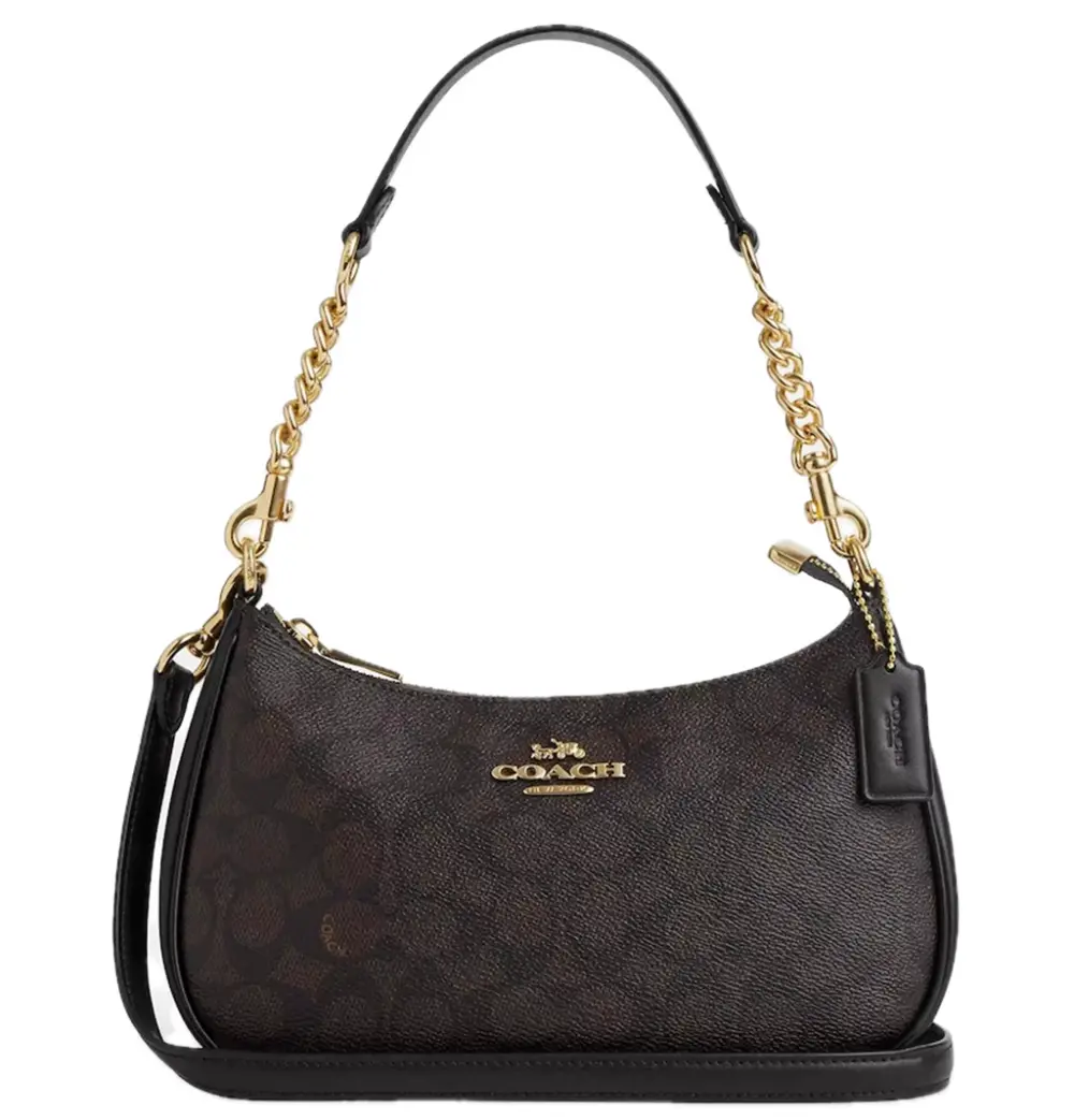 Túi Coach Teri Shoulder Bag 'Walnut' CV933-IMXAQ
