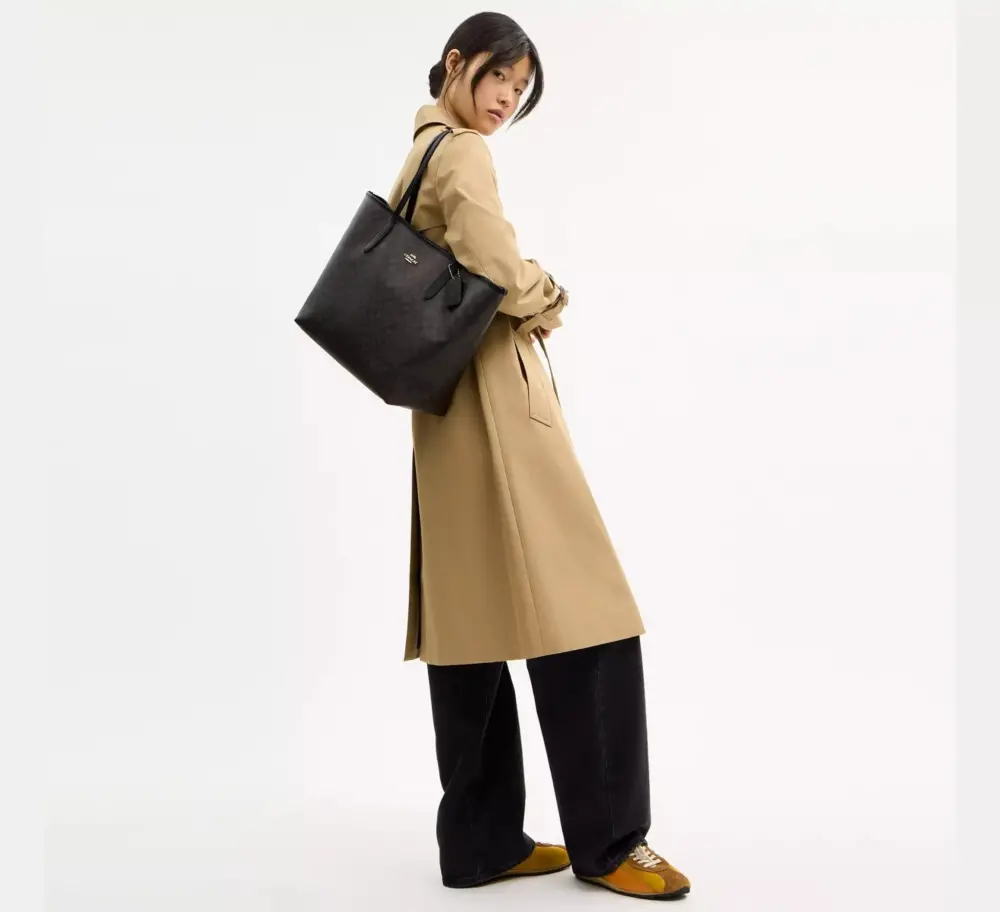 Alternative view of Túi Coach City Tote Bag 'Walnut' CV976-IMXAQ