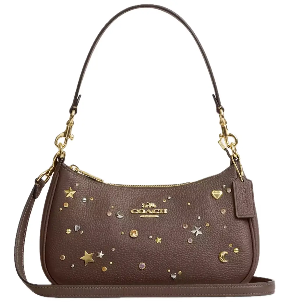 Túi Coach Teri Shoulder Bag 'Dark Stone' CCZ99-IMV2R