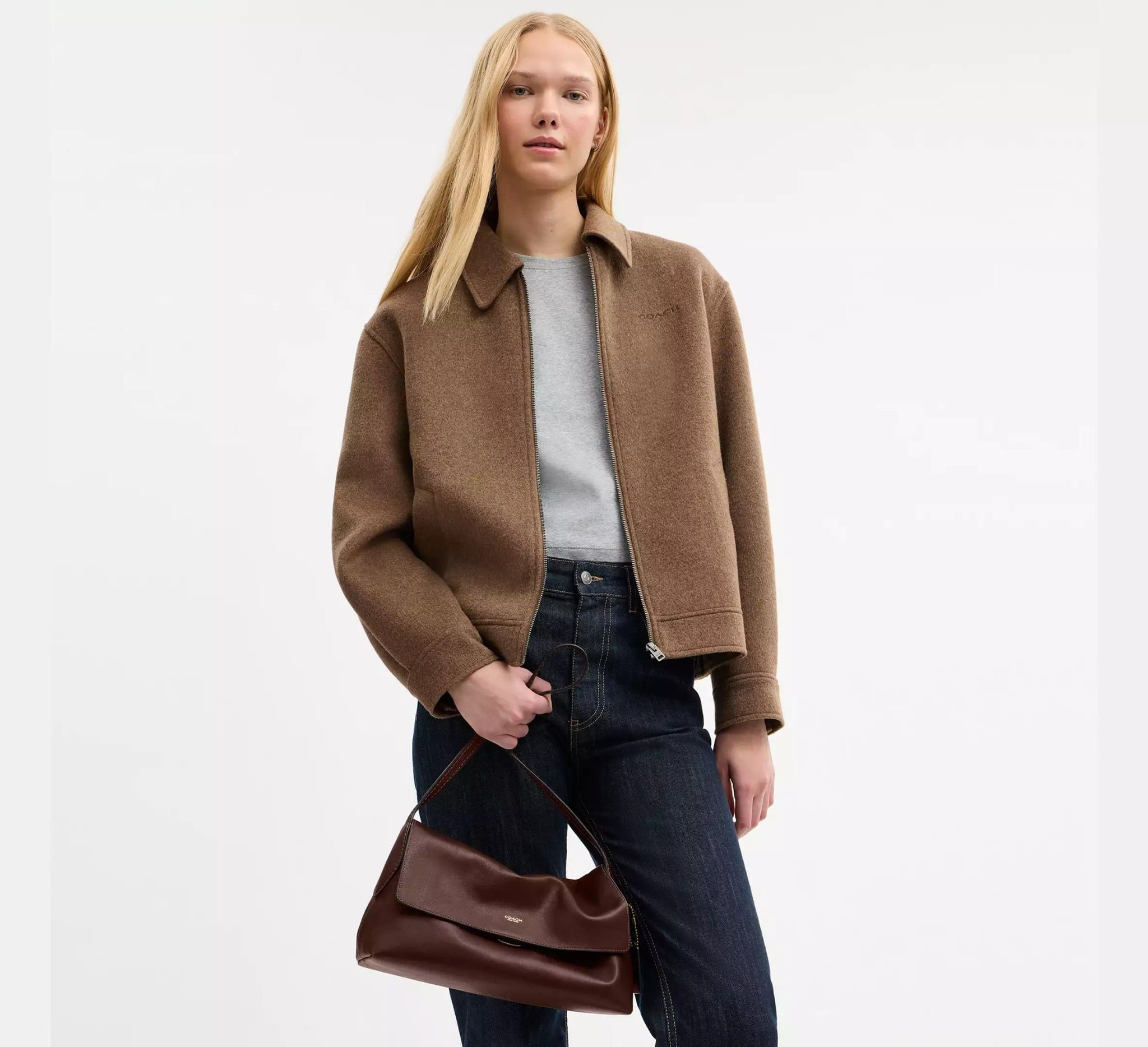 Túi Coach Chelsea Shoulder Bag 30 'Maple' CDS58-B4MPL - Ảnh 3