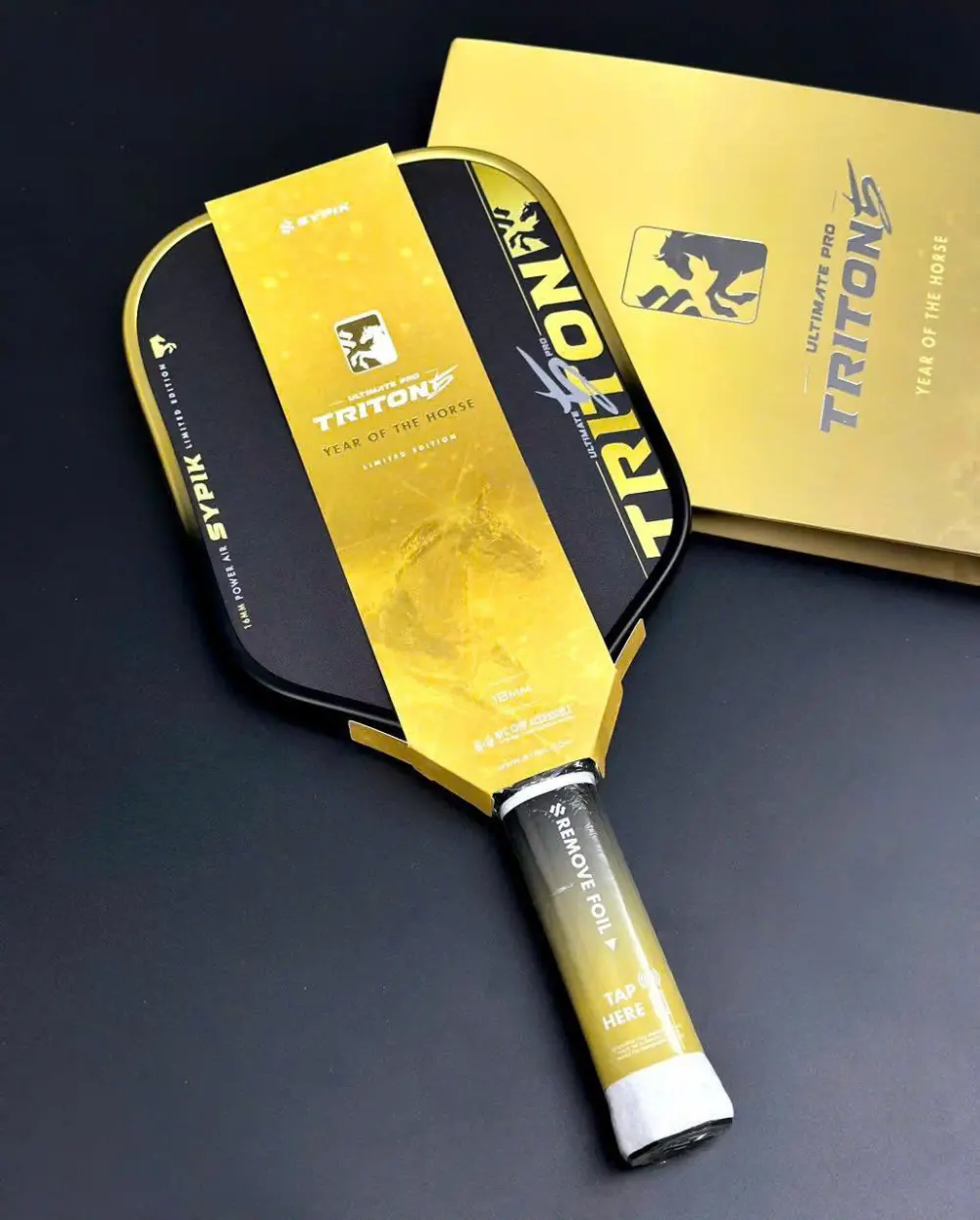 Vợt Pickleball Sypik Pro Tour Ultimate Triton 5 'Year Of Horse' 16mm - Ảnh 7