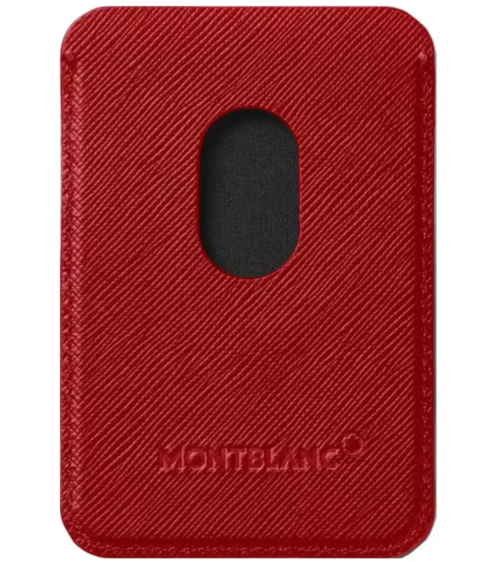 Alternative view of Ví Montblanc Sartorial Card Wallet 'Red' 130832