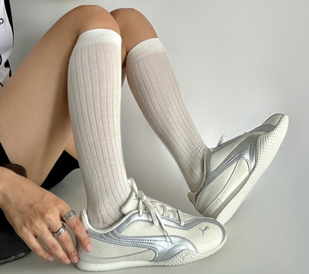 Alternative view of Giày Puma Bella V2 Leather ‘Biedge Silver’ 404043-02