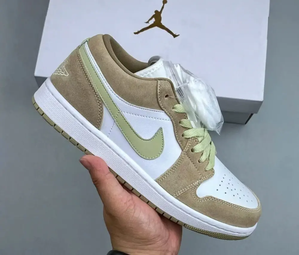 Giày Nike Air Jordan 1 Low 'Sail' DC0774-204 - Ảnh 5