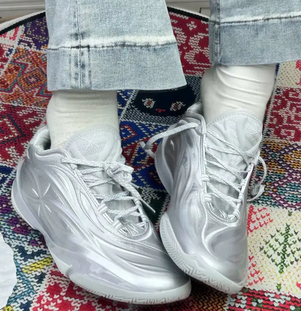 Alternative view of Giày Li-Ning Wade of Wade 808 5 Ultra V2 'Silver' ABAV045-15