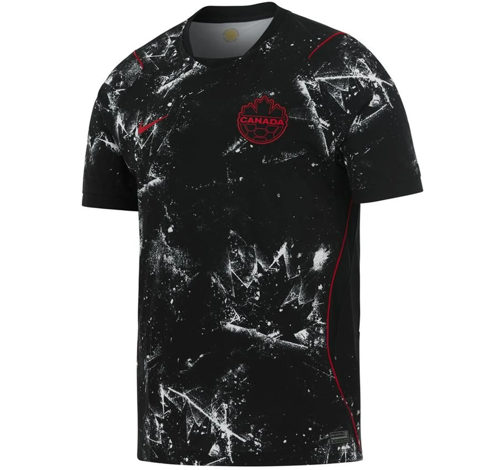 Áo Nike Canada Dri-FIT Football Replica Shirt Away 'Black' IV0326-010