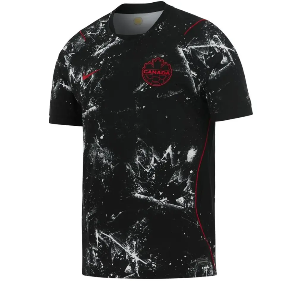 Áo Nike Canada Dri-FIT Football Replica Shirt Away 'Black' IV0326-010