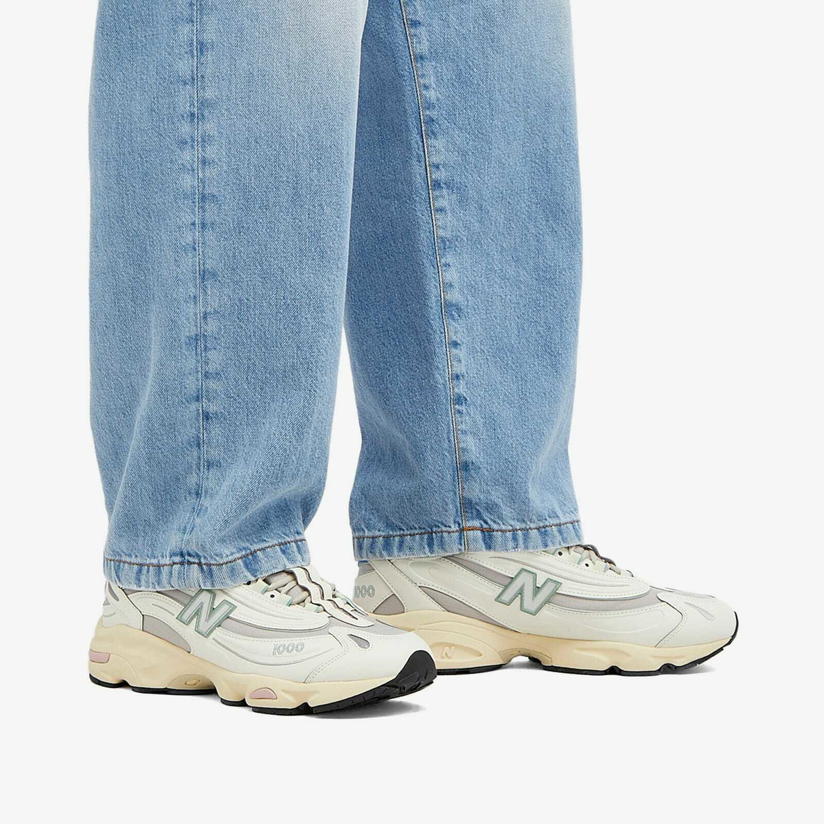 Alternative view of Giày New Balance 1000 ‘White Blue’ M1000WA