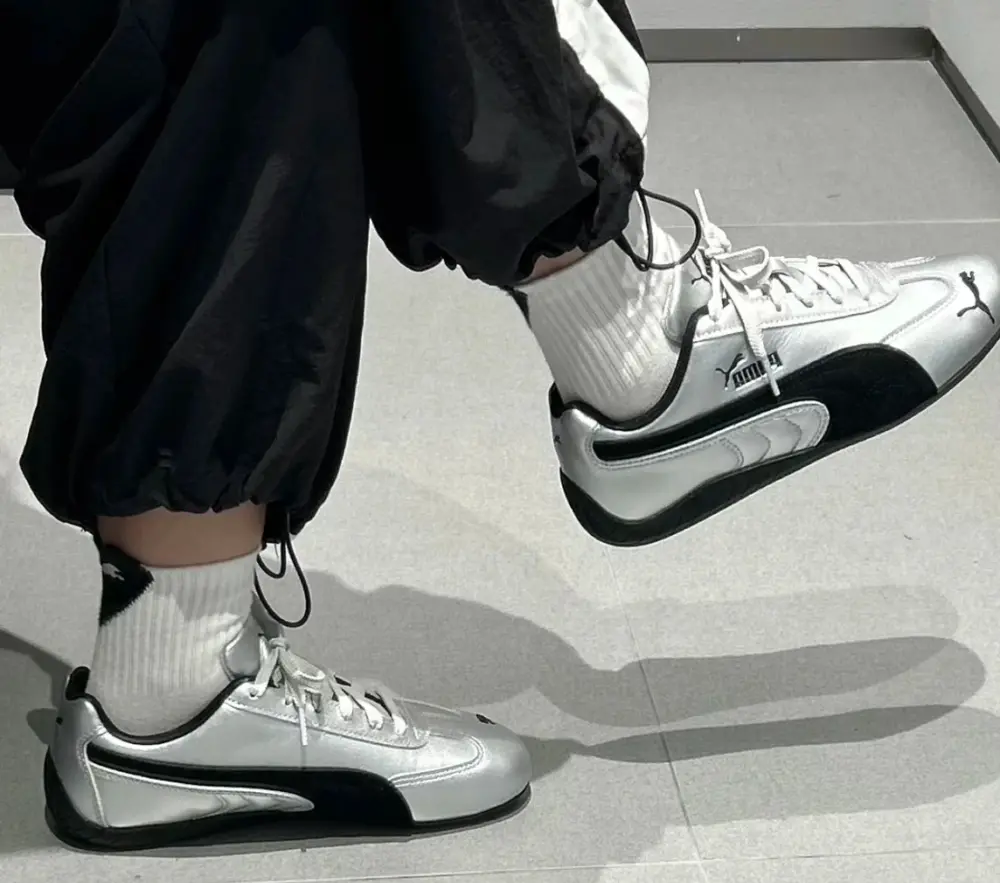 Alternative view of Giày Puma Speedcat ‘Metallic Silver Black’ 403689-01