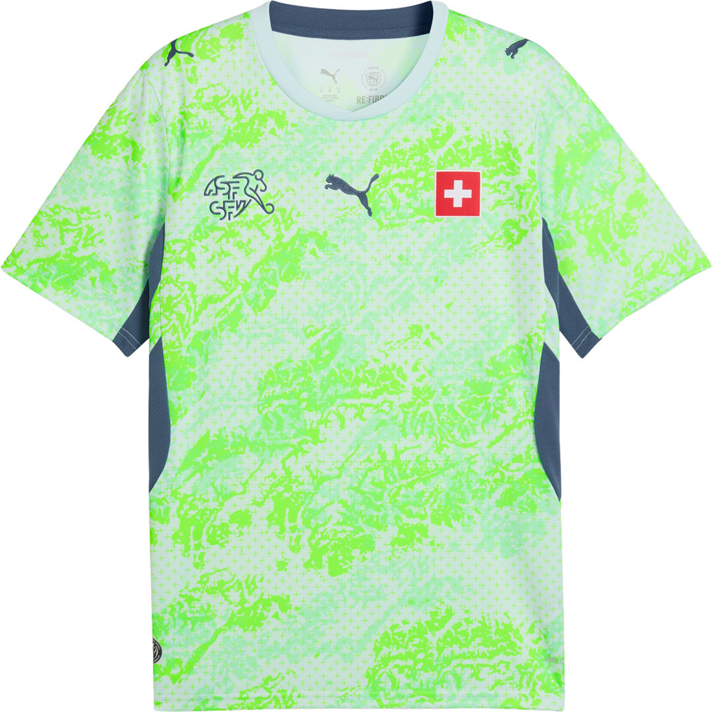 Áo Puma Switzerland 2026 Away Jersey 'Sea Glass-Dark Indigo' 783225-02