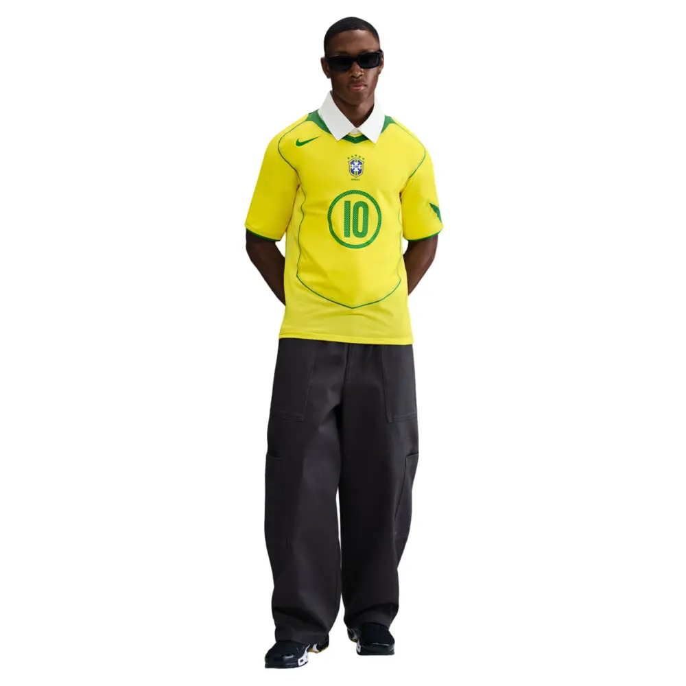 Áo Nike Brazil 2004 Total 90 Reissue ‘Yellow Green’ IF2941-731 - Ảnh 3