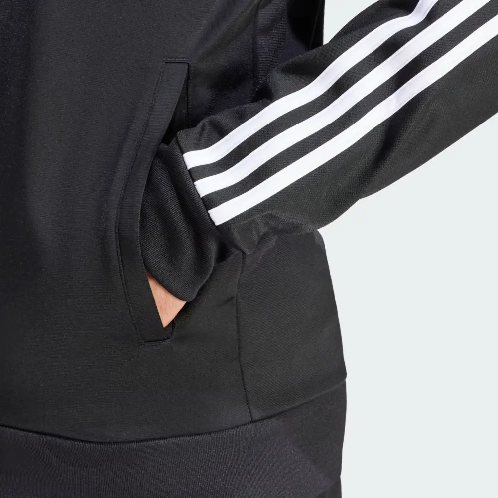 Áo Adidas Essentials Warm-Up 3-Stripes ‘Black’ H46099 - Ảnh 6
