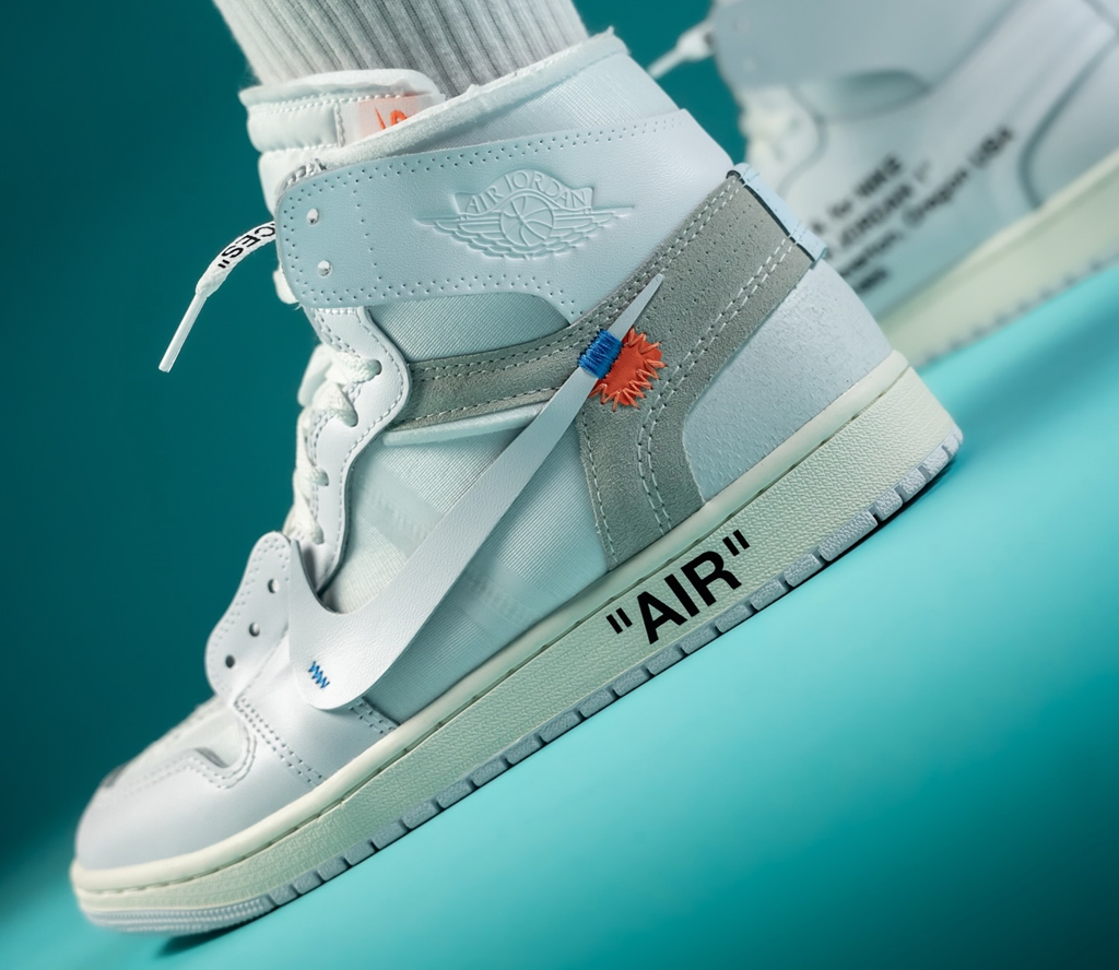 Alternative view of Giày Nike Air Jordan 1 Retro High 'White' AA3834-100