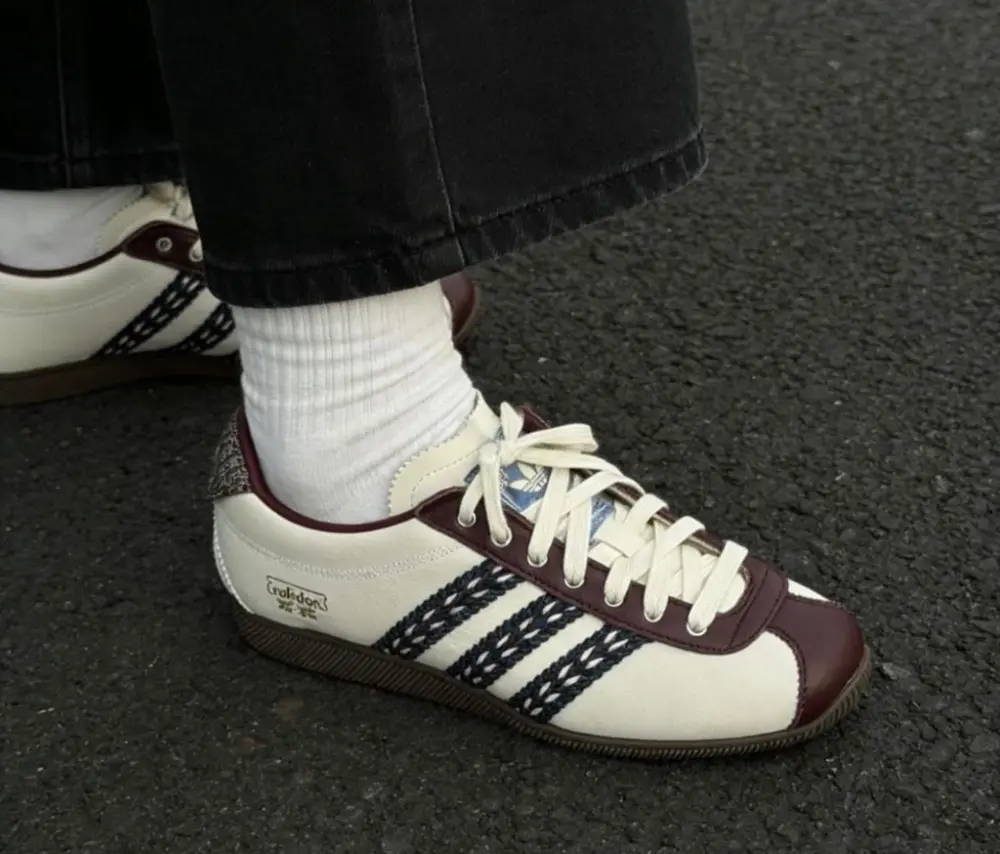 Giày Adidas Anfu 'Burgundy Cream White' KH5903 - Ảnh 4