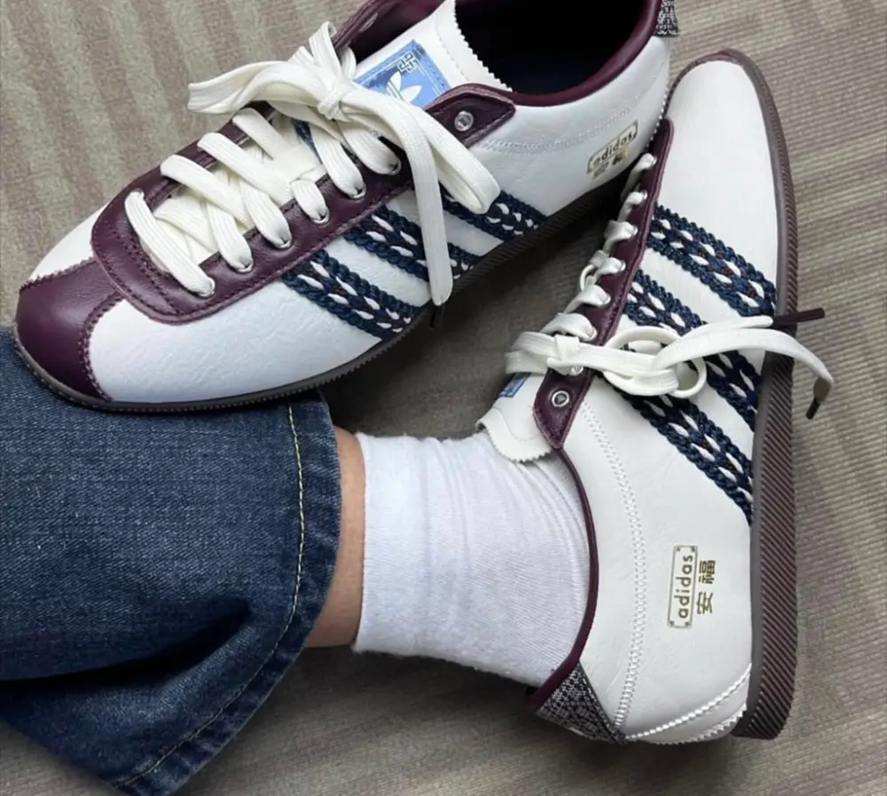 Alternative view of Giày Adidas Anfu 'Burgundy Cream White' KH5903