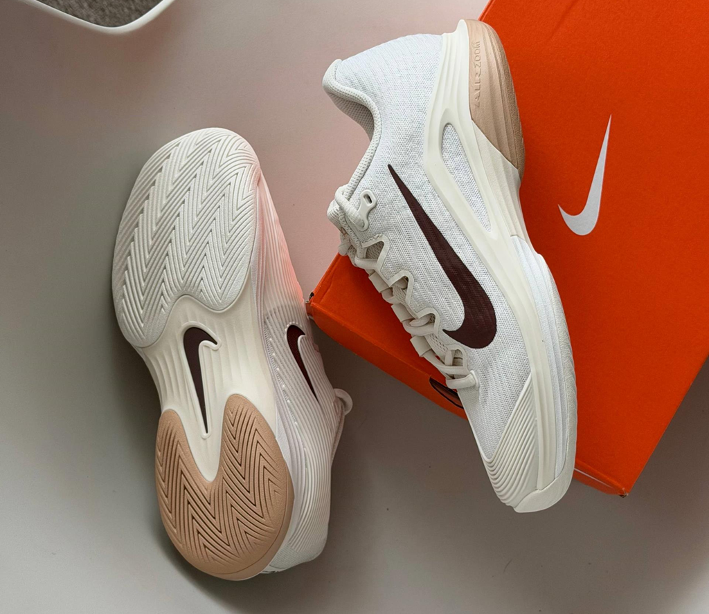Giày Nike Court Air Zoom Vapor 12 HC ‘Pale Ivory’ FV5554-109 - Ảnh 4