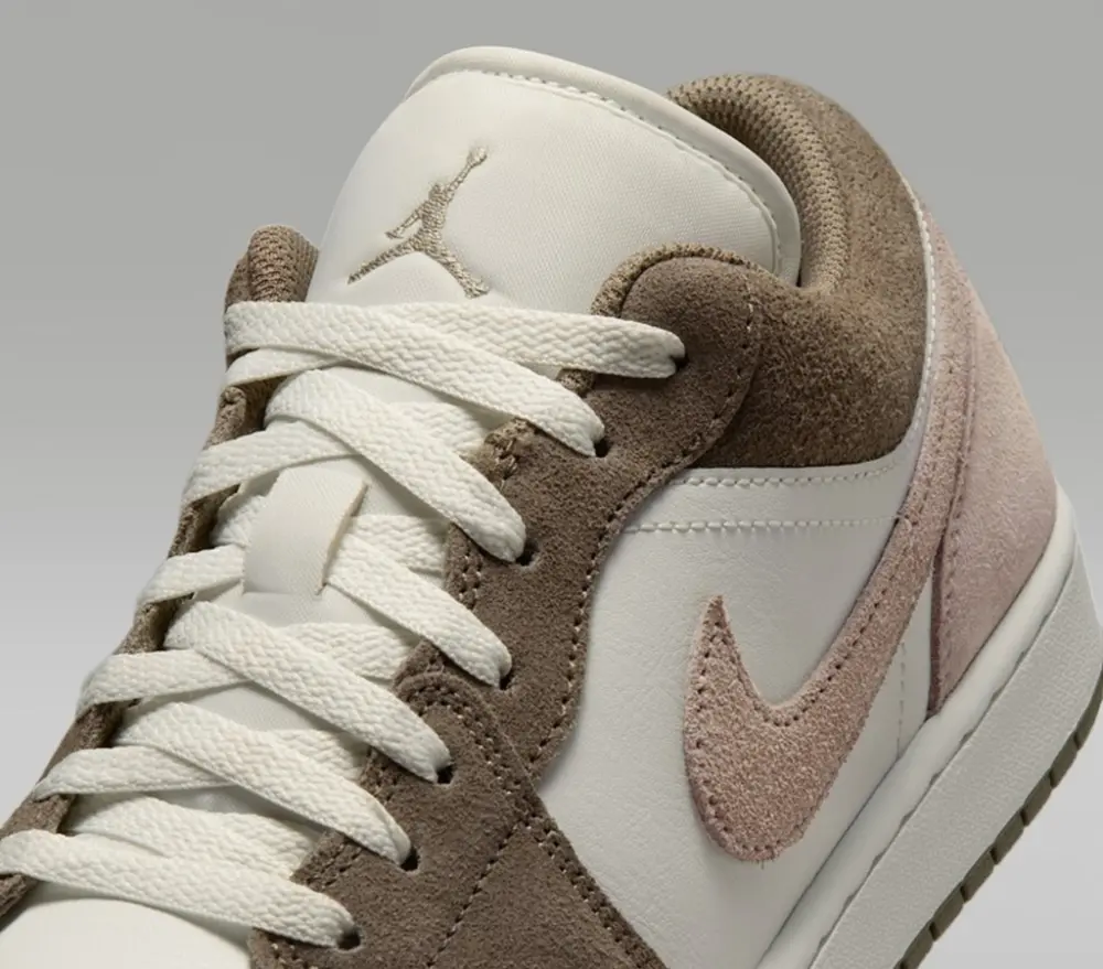 Giày Nike Air Jordan 1 Low 'Olive Grey' 553558-046 - Ảnh 5