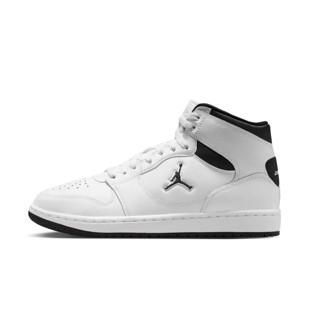 Giày Nike Air Jordan Court Connect Mid 'White Black' IQ8289-100 - Ảnh 3