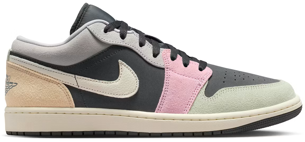 Giày Nike Air Jordan 1 Low SE 'Black Pastels' IB7109-004