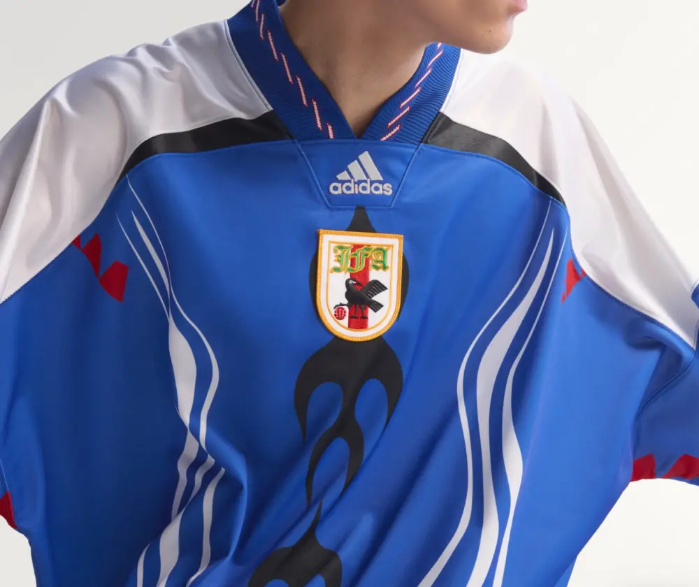 Alternative view of Áo adidas Bringback Remixed Japan Jersey ‘Power Blue’ KD5984