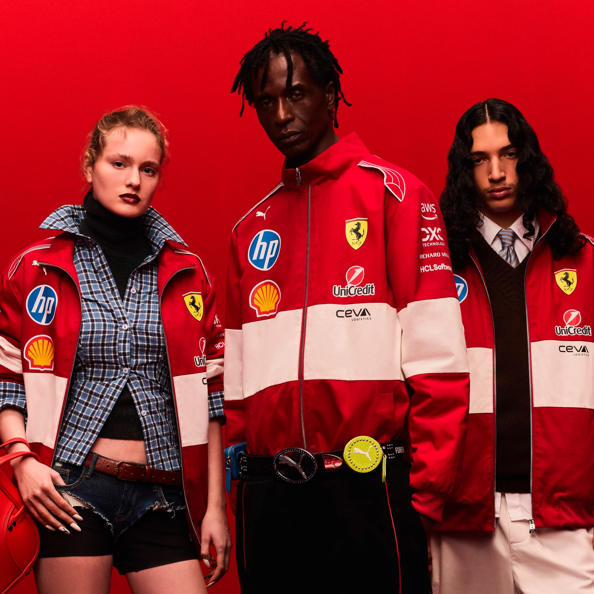 Alternative view of Áo khoác Puma Scuderia Ferrari 'Red' 763954-01