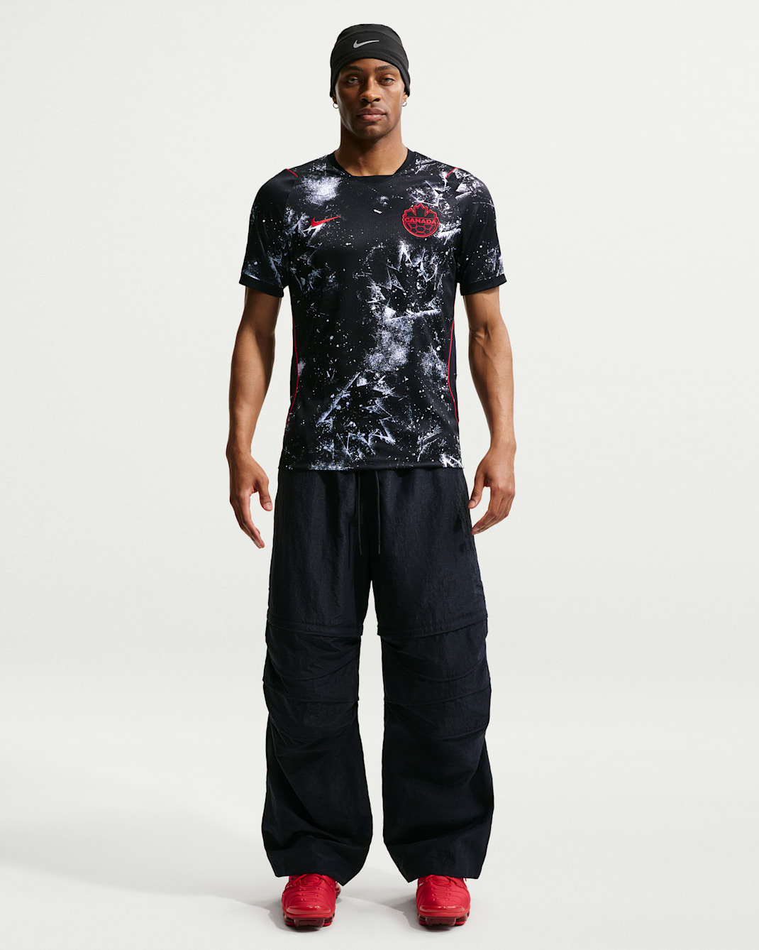 Alternative view of Áo Nike Canada Dri-FIT Football Replica Shirt Away 'Black' IV0326-010