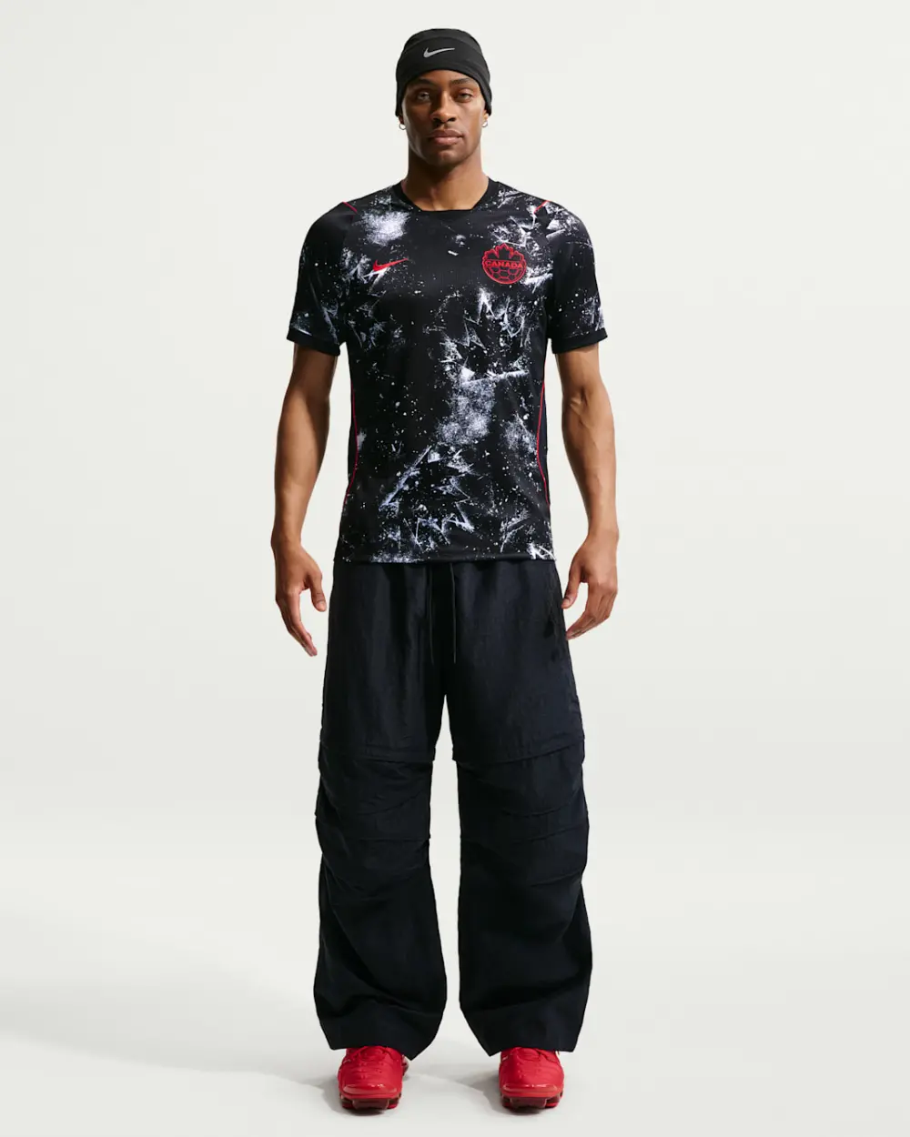 Alternative view of Áo Nike Canada Dri-FIT Football Replica Shirt Away 'Black' IV0326-010
