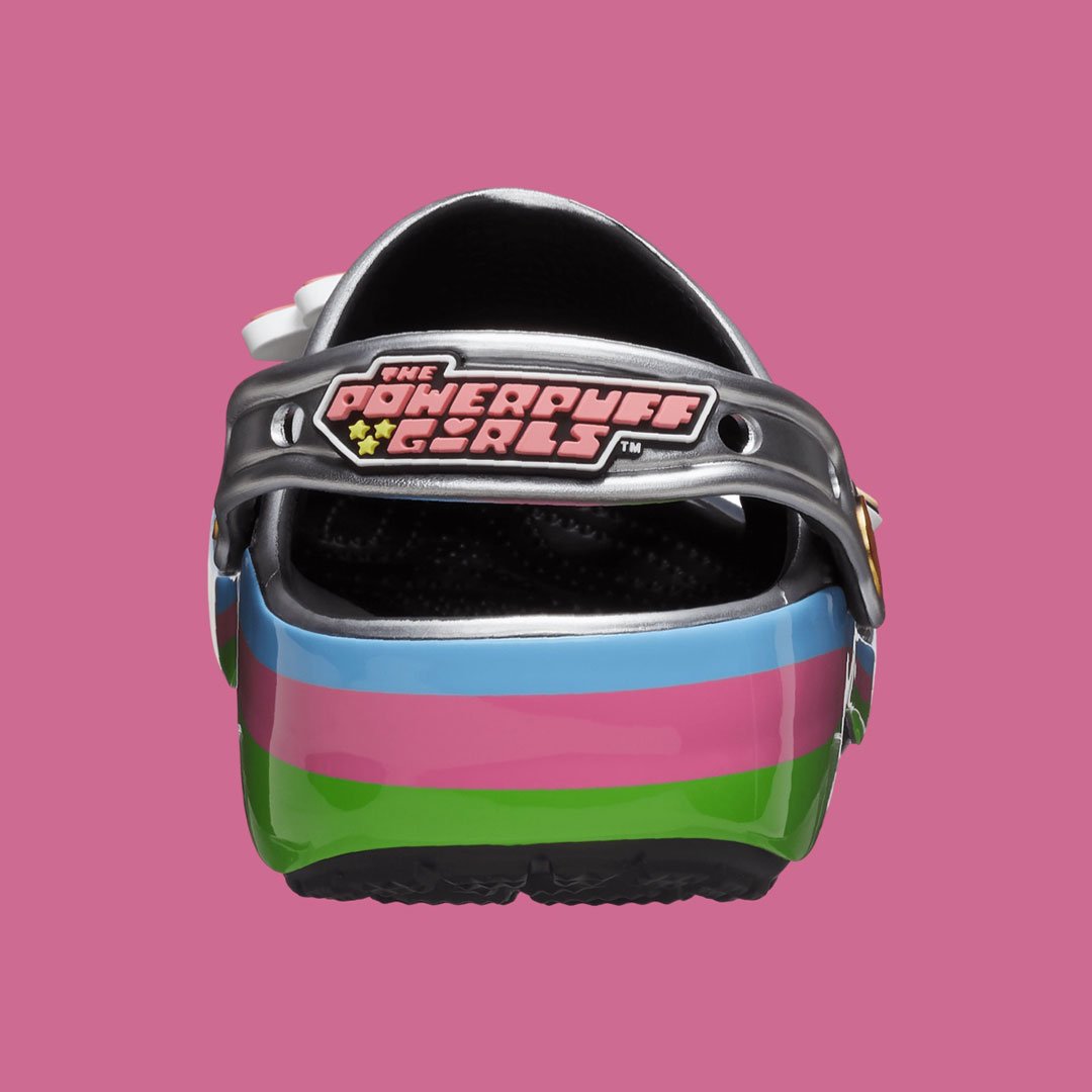 Dép Crocs The Powerpuff Girls x Classic Clog ‘Silver’ 210256-001 - Ảnh 3