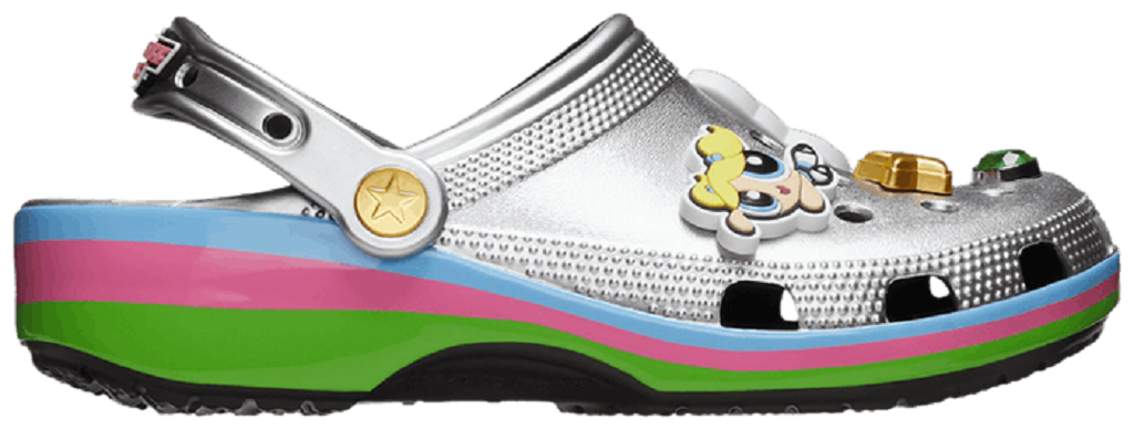 Dép Crocs The Powerpuff Girls x Classic Clog ‘Silver’ 210256-001