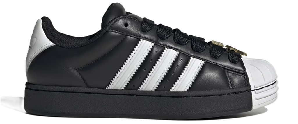 Giày Adidas Superstar II 'Black' JR7444