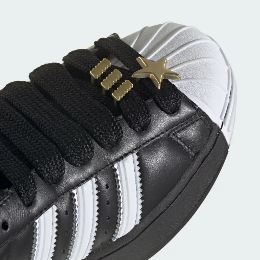 Alternative view of Giày Adidas Superstar II 'Black' JR7444