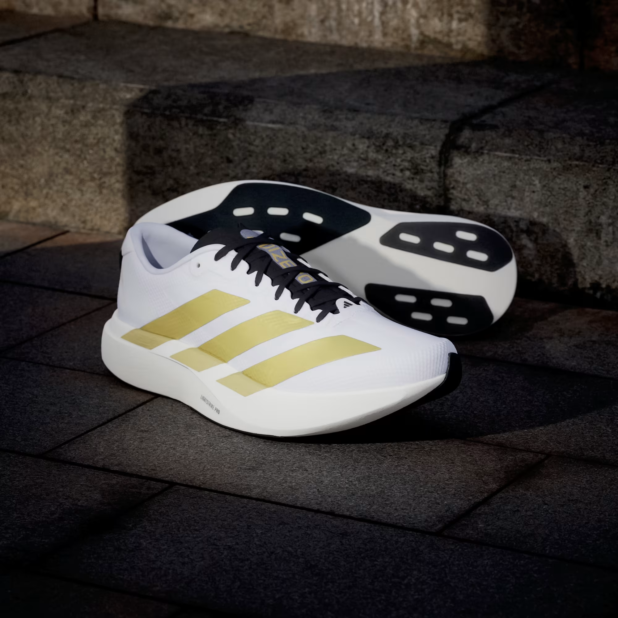 Alternative view of Giày adidas Adizero EVO SL 'Matte Gold' JQ4441