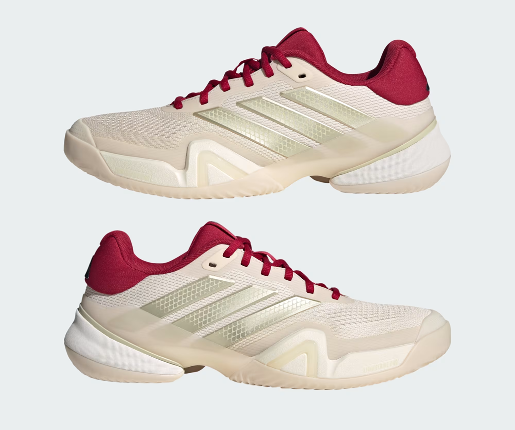 Alternative view of Giày Adidas Tennis Barricade 14 'Ice Gold Met.' JS2561